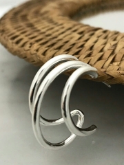 Bông Tai 925 3 Vòng