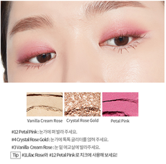 Bảng Phấn Mắt Hoa Hồng 15 Màu Etude House Play Color Eye Palette Rose Bomb 7g