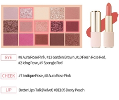 Bảng Phấn Mắt Hoa Hồng 15 Màu Etude House Play Color Eye Palette Rose Bomb 7g