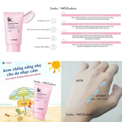 Kem Chống Nắng The Saem Eco Earth Power Pink Sun Cream  50ml SPF50+ PA++++