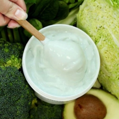 Kem Dưỡng Ẩm Thanh Lọc Tái Tạo Da Rau Củ Graymelin Green Food Cream 500ml