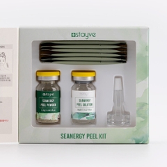 Bột peel da thảo mộc Stave Seanergy Peel Seaweed Peeling Herbal Facial Back Exfoliation Powder 1.3g + Solution 8ml (1 set) (loại mạnh hơn)