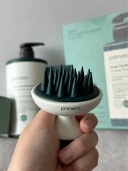 Bộ sản phẩm chăm sóc tóc rụng làm mát da đầu Primera Greentea Biome Scalp Cooling Shampoo + Kem dưỡng ẩm da đầu và tóc + lược gội đầu massage da đầu