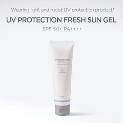 (New) Gel Chống Nắng dịu nhẹ dưỡng ẩm dài lâu khả năng chống nắng mạnh mẽ Klavuu UV Protection Fresh Sun Gel SPF 50+ PA++++ 50ml