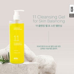 Gel rửa mặt dịu nhẹ không kích ứng giúp cân bằng da dưỡng ẩm Erty 11 Cleansing Gel 480ml
