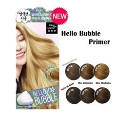 Tẩy Tóc Dạng Bọt Gội Mise en Scene Hello Bubble Foam Color #Prep&Primer