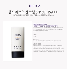 Kem Chống Nắng Dành Cho Các Hoạt Động Thể Thao Nam Hera Leports Sun Cream SPF50+ PA+++ 50ml