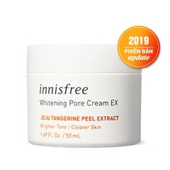 Kem Dưỡng Trắng Da Se Lỗ Chân Lông Innisfree Whitening Pore Cream EX 50ml [New2019]