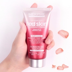 Mặt Nạ Ngủ Da Nhạy Cảm Mẩn Đỏ Merphil Red Skin Overnight Pack 100ml