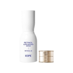 Bộ sản phẩm Tinh chất trẻ hóa da chống lão hóa IOPE Retinol Super Bounce Serum 50ml Special Set