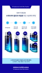 Sữa Dưỡng Ẩm Nuôi Dưỡng Phục Hồi Da Missha Super Aqua 10 Hyaluronic Acid Ultra Hyalron Emulson 130ml