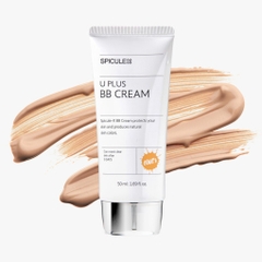 Kem BB cream trang điểm che phủ tự nhiên sáng mịn và phục hồi làm dịu da Spicule-X U Plus BB Cream 50ml