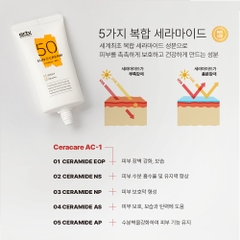 Kem chống nắng làm trắng cải thiện đàn hồi dưỡng ẩm bảo vệ da tối ưu ERTY 50 Sun Cream SPF50+ PA++++ 50ml