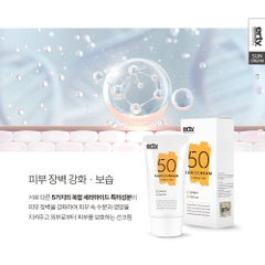 Kem chống nắng làm trắng cải thiện đàn hồi dưỡng ẩm bảo vệ da tối ưu ERTY 50 Sun Cream SPF50+ PA++++ 50ml