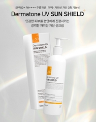 Kem chống nắng nâng tông dùng cả mặt và body không nhờn rít không gây dị ứng và làm dịu da Vemontes Dermatone UV Sun shield SPF50+ PA++++ 250ml