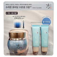 Kem dưỡng ẩm làm dịu tăng độ đàn hồi da chăm sóc nếp nhăn chống lão hóa Sooryehan Hyo Water-spring Cream AD 75ml