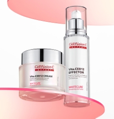 Tinh chất dưỡng da trắng hồng ngăn ngừa sắc tố cải thiện tông da xỉn màu sạm nám Cell Fusion C Expert WhiteCure Vita.CEB12 Effector 50ml