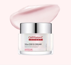 Kem dưỡng da trắng hồng ngăn ngừa sắc tố cải thiện tông da xỉn màu sạm nám Cell Fusion C Expert WhiteCure Vita.CEB12 Cream 50ml