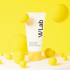 Kem dưỡng trắng da chứa viên nang Vitamin C W.Lab White Holic Awakening Toning Up Cream 50ml