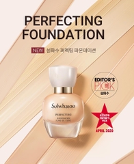 Kem nền hoàn hảo dưỡng da Sulwhasoo Perfecting Foundation SPF17/PA+ 35ml