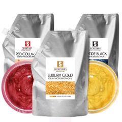 Mặt nạ dẻo trong thẩm mỹ spa phục hồi da Secret Derm Cream Modeling Pack Mask Aesthetic Face Cool 1000ml