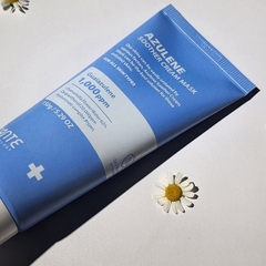 Mặt nạ dưỡng ẩm cao Azulene dạng rửa phục hồi an thần và dưỡng ẩm làm dịu da mẩn đỏ nóng rát cho da Dr.Sante Azulene Soother Cream Mask 150g