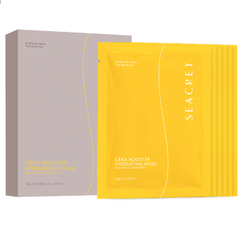 Mặt nạ dưỡng ẩm phục hồi và tăng cường hàng rào tự nhiên bảo vệ da Seacret Cera Booster Hydrating Mask Reviving & Fortifying (6 miếng/hộp)