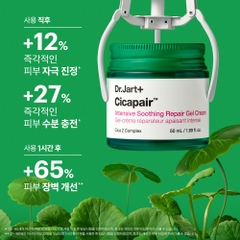 (Mẫu mới) Kem dưỡng ẩm dạng gel phục hồi làm dịu chuyên sâu Dr.Jart+ Cicapair Intensive Soothing Repair Gel Cream
