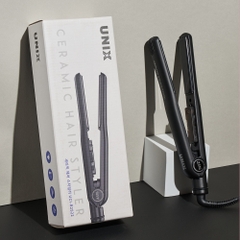 Máy duỗi tóc 2 trong 1 UNIX UCI-B2522 Uốn và Duỗi tóc thẳng bằng men gốm sứ ceramic hair styler - Làm nóng nhanh và Bảo Vệ Tóc - Máy Duỗi và Uốn Tóc Chuyên Nghiệp - Làm Đẹp Mini Di Động Hàn Quốc