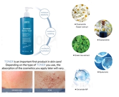Miếng toner dạng bán gel hóa các tấm sợi tre tự nhiên bằng cách thêm H20 Dr.Sante Azulene Soother Semi-Gel Toner Pad 80 pads