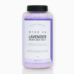 Muối tắm tẩy tế bào chết tắm bồn detox thư giãn giảm mệt mỏi và ngâm chân BATH CHARM Israel Dead Sea Salt
