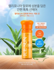 Chống Nắng Giảm Nhiệt Nâng Tông Da Nature Republic California Aloe Ice Puff Sun 100ml