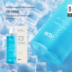 Nước cân bằng dưỡng ẩm cân bằng da Erty 23 Tonic Lotion for Skin Hydrating 480ml