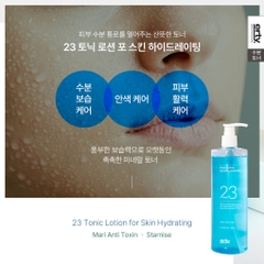 Nước cân bằng dưỡng ẩm cân bằng da Erty 23 Tonic Lotion for Skin Hydrating 480ml