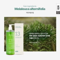 Nước cân bằng thanh lọc da dưỡng ẩm cân bằng da chăm sóc lỗ chân lông to Erty 13 Purifying Toner for Skin Balancing 480ml