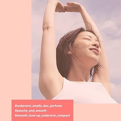 Nước hoa khử mùi hương đào dạng bột nén So Natural Peach Deo Pact 10g