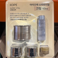 Phiên bản mới Thế hệ thứ 6 - Kem Dưỡng Chống Lão Hóa Cao Cấp Iope Super Vital Cream 50ml (bộ sản phẩm đặc biệt)