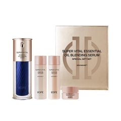 Phiên bản mới Thế hệ thứ 6 - Tinh chất chống lão hóa IOPE  Super Vital Essential Oil Blending Serum 40ml Special Set (Bộ sản phẩm quà tặng đặc biệt)