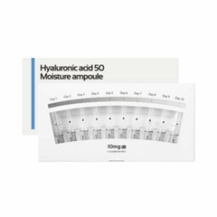 Tinh Chất Cấp Nước Làm Sáng Cải Thiện Nếp Nhăn Aida Cosmetic 10mgRx Hyaluronic Acid 50 Moisture Ampoule 2ml*10ea