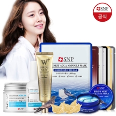 Mặt Nạ Gel Tổ Yến Dưỡng Ẩm Da Vùng Mắt SNP Bird's Nest Aqua Eye Patch 60 miếng