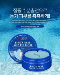 Mặt Nạ Gel Tổ Yến Dưỡng Ẩm Da Vùng Mắt SNP Bird's Nest Aqua Eye Patch 60 miếng