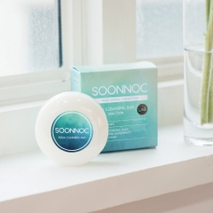 Xà Phòng Rửa Mặt Trị Mụn Và Làm Sạch Mụn Đầu Đen Soonnoc Aqua Cleansing Bar 100g