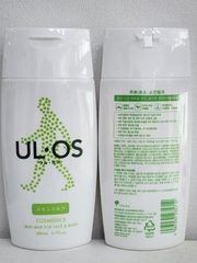 Sữa Dưỡng Ẩm Toàn Diện Cho Mặt Và Cơ Thể Nam Giới Ulos Skin Milk For Face and Body 200ml (Dành cho da thường và da khô)