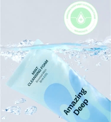Sữa rửa mặt làm sạch sâu dịu nhẹ Mamonde Amazing Deep Mint Cleansing Foam 120ml