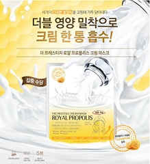 Mặt Nạ Phục Hồi Da Sữa Ong Chúa Double & Zezo The Prestige Cream Mask #Royal Propolis