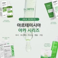 Tinh chất chiết xuất ngải cứu trị mụn và lỗ chân lông to làm dịu da không kích ứng Dr.Sante Artemisia Aka Ampoule