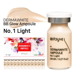 Tinh chất cho liệu pháp vi kim giúp làm sáng đều màu da và căng bóng da Stayve Dermawhite BB Glow Ampoule No.1 Light/ No.1-2 Light Rose/ No.2 Medium/ No.3 Deep/ No.3-2 Deep Plus