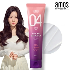 Tinh chất dưỡng tạo kiểu dành cho tóc xoăn nuôi dưỡng tóc/ hương đào Amos Curling Essence 2X Blossom Peach Edition 150ml