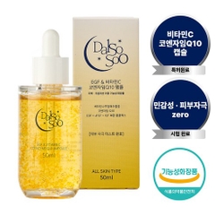 Tinh chất dưỡng trắng da phục hồi da Dalsosoo EGF Vitamin C Coenzyme Q10 Ampoule 50ml