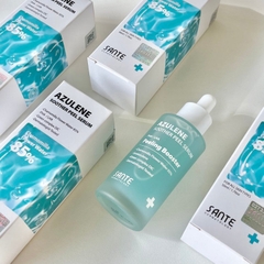 Tinh chất peel da chứa thành phần PHA và LHA thế hệ thứ 4 dành cho da nhạy cảm da dễ kích ứng loại bỏ tế bào da chết lớp sừng da bã nhờn hiệu quả  Dr.Sante AZULENE Soother Peel Serum 50ml